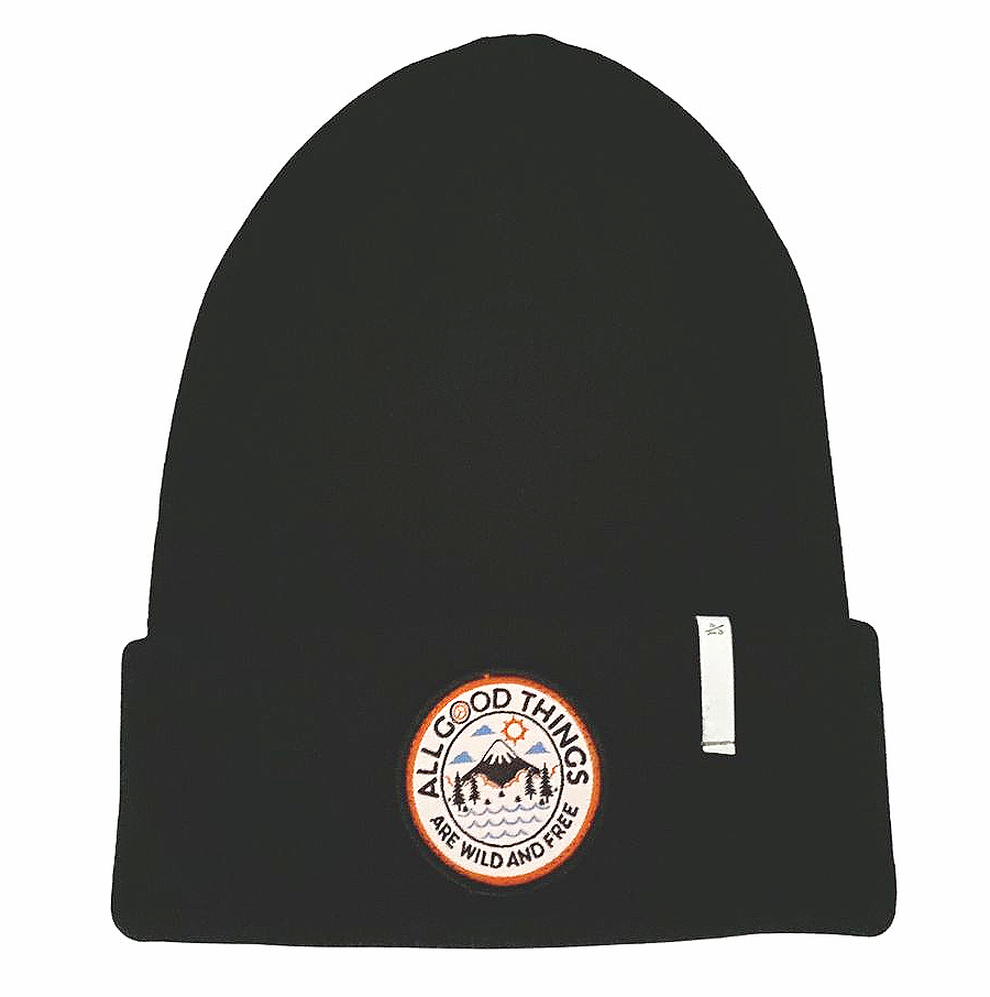 Cardiff Stormy Ocean Beanie With Safety Reflective Feature