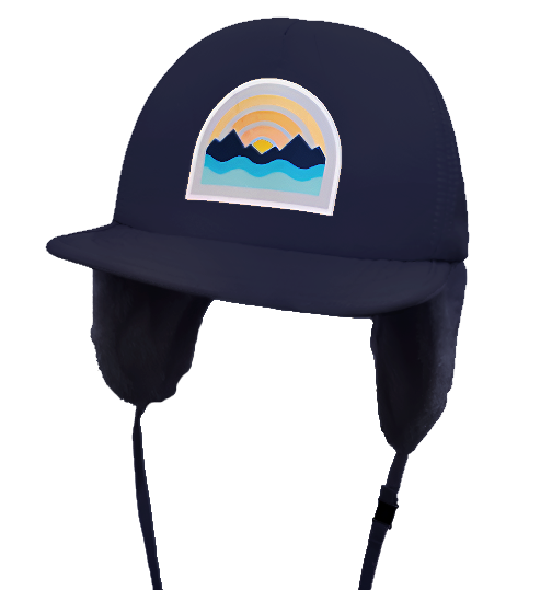 Big Sur Ear Muff Fleece Lined California Chill Winter Hat