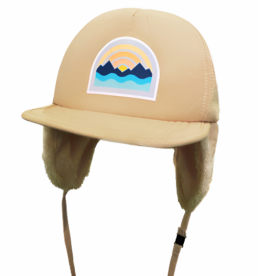 Big Sur Ear Muff Fleece Lined Quick Sand Winter Hat