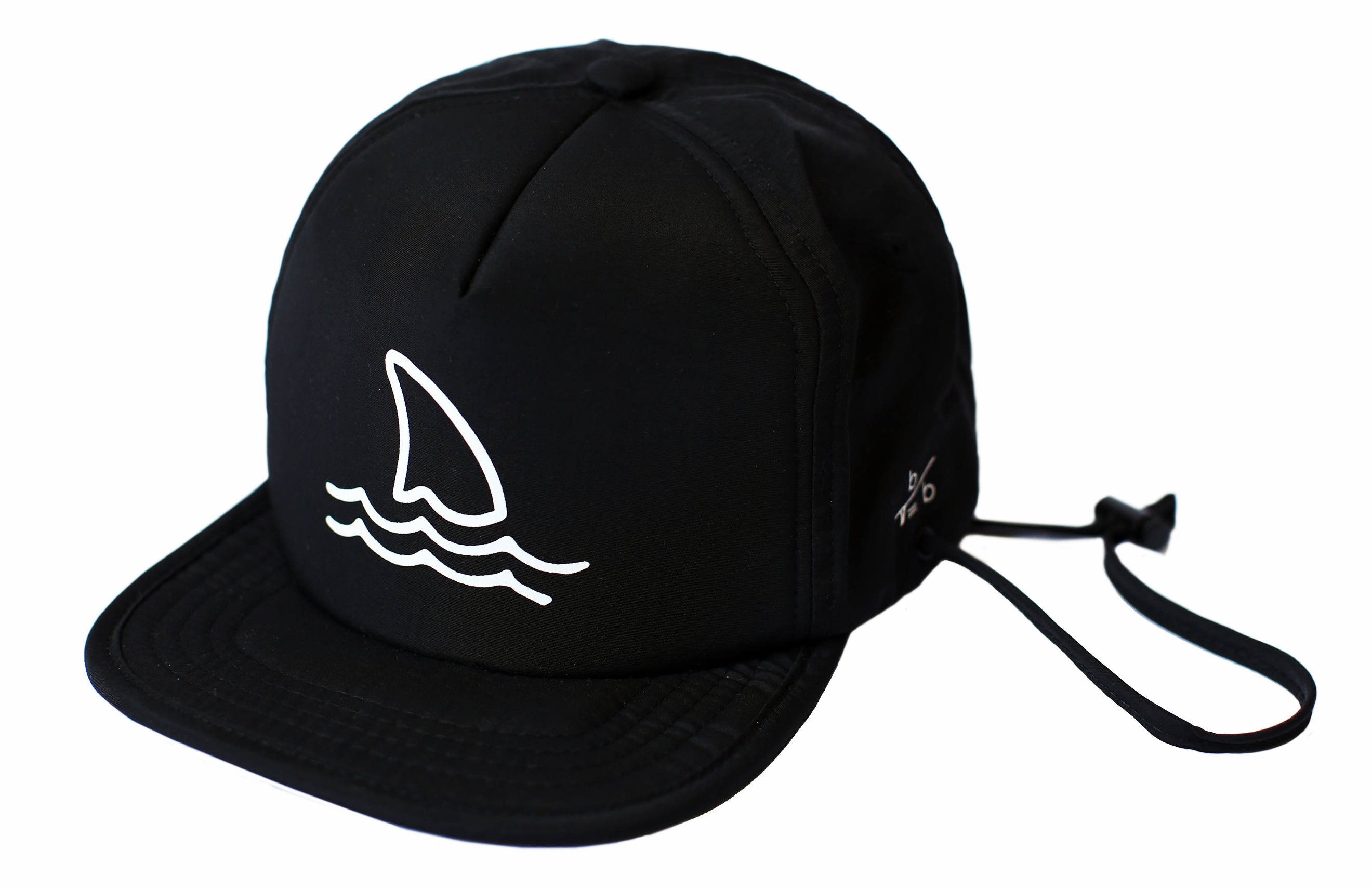 Shark Fin Driftwood Black Kids Secure Chin Strap Sun Hat Nylon & Water ...