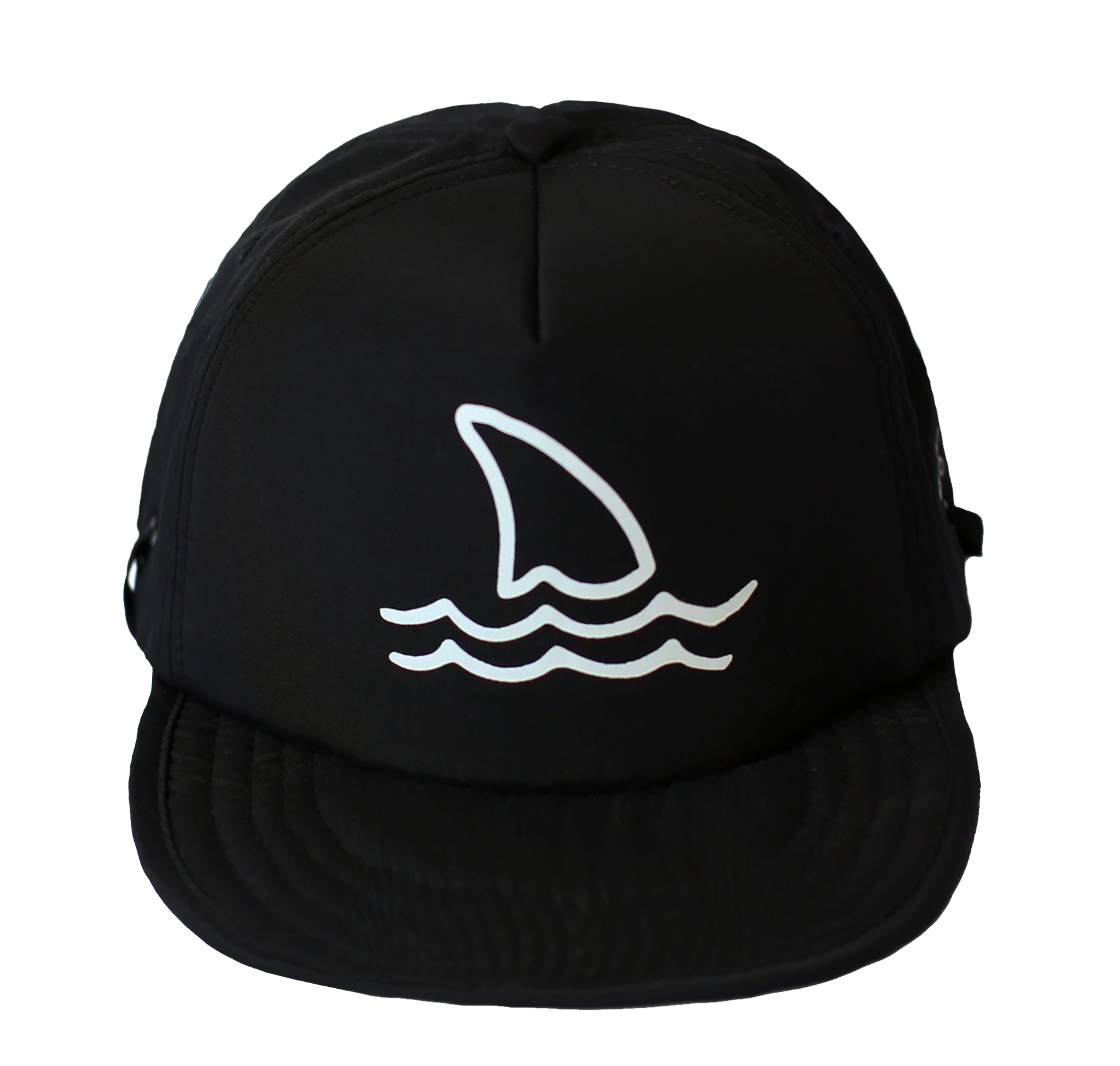 Shark Fin Driftwood Black Kids Secure Chin Strap Sun Hat Nylon & Water ...