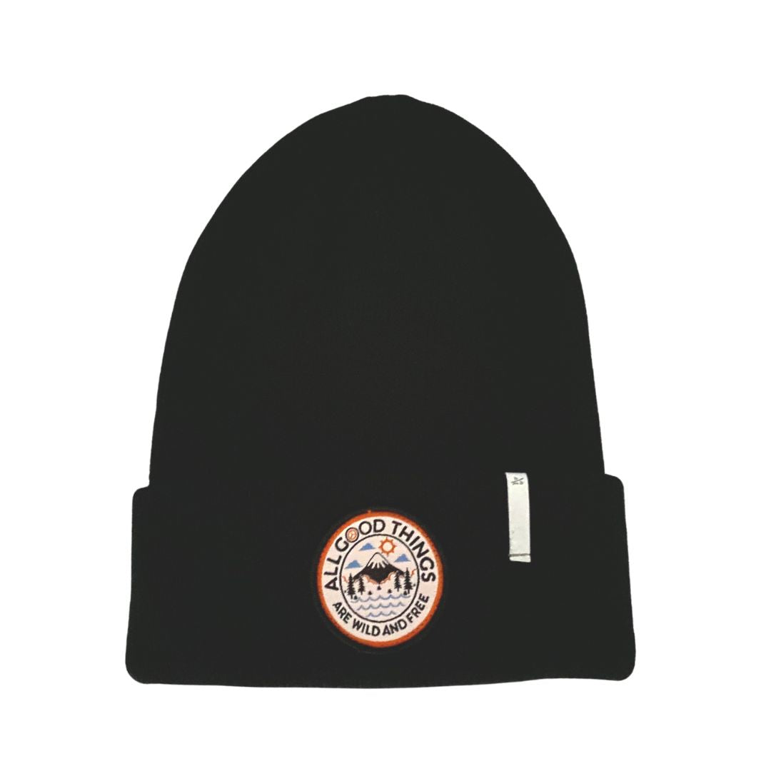 Cardiff Stormy Ocean Beanie With Safety Reflective Feature